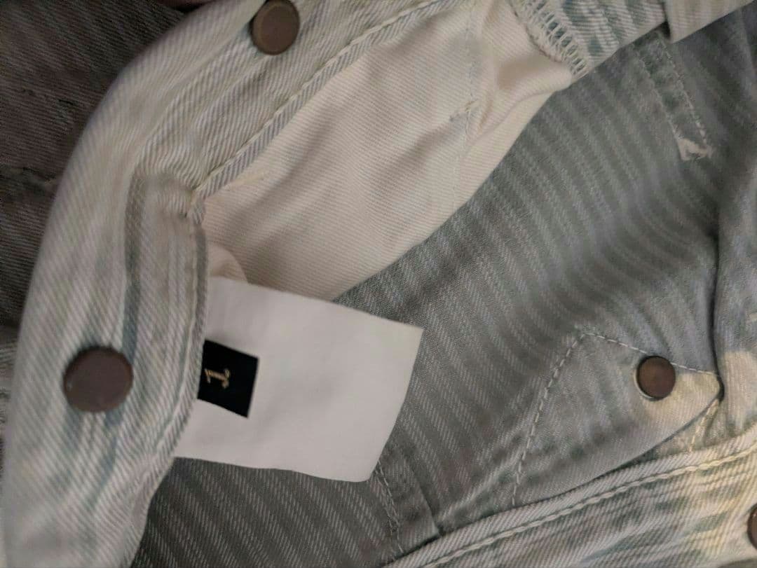 キャピタル KAPITAL ダブルニー ヒッコリー ランバーパンツ - メルカリ