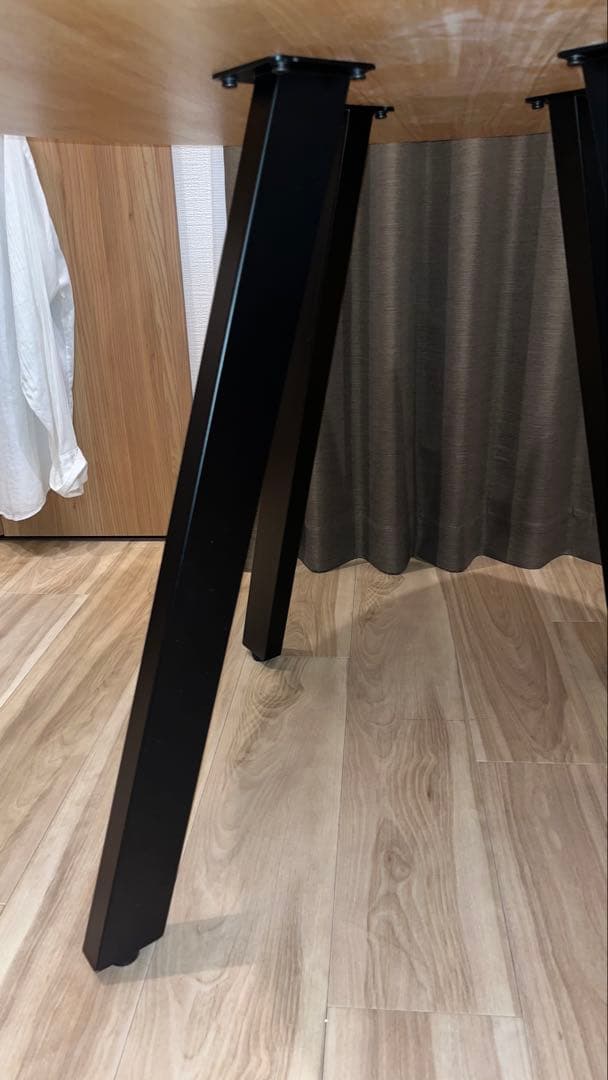 kanademono カフェテーブル ラバーウッド100cm 送料8600円込 - メルカリ