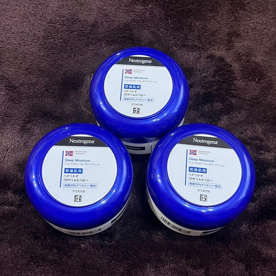 ニュートロジーナ ディープモイスチャー ボディクリーム 乾燥肌用200ml×3個 ニュートロジーナ ディープモイスチャー ボディミルク 450ml