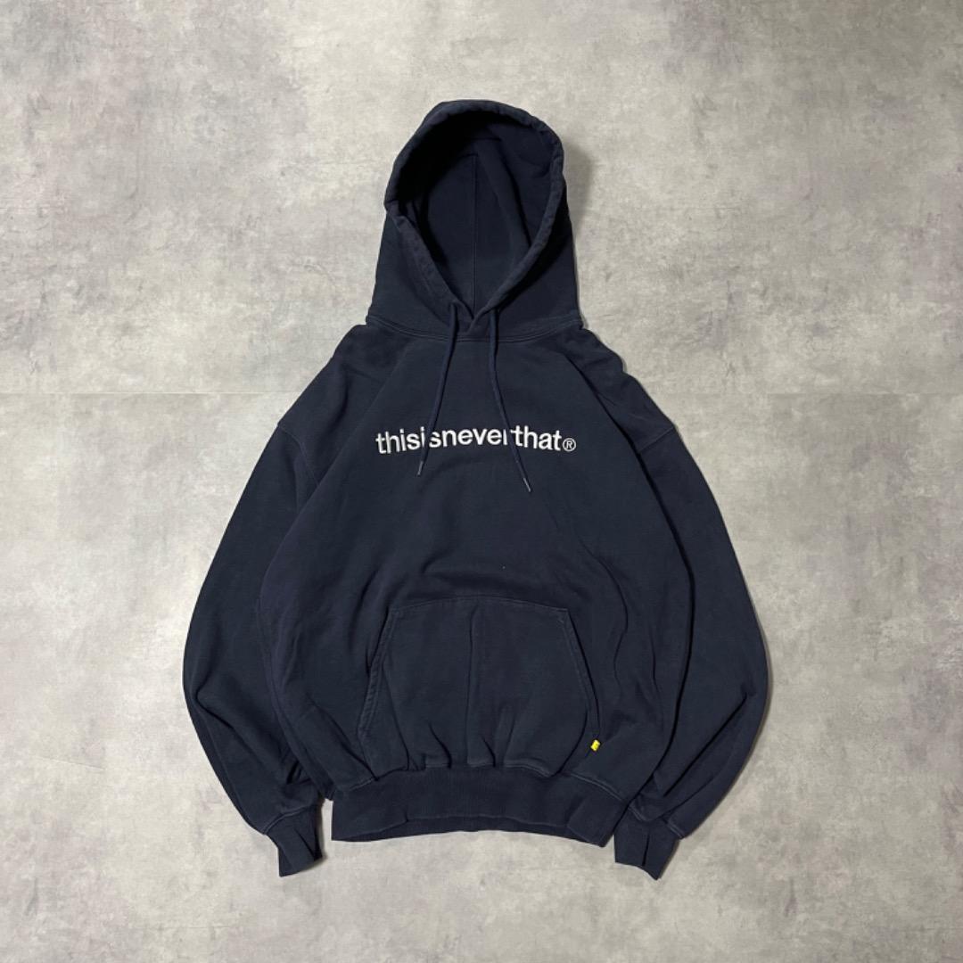 thisisneverthat ネバザ パーカー ネイビー 紺 M 11326 - メルカリ