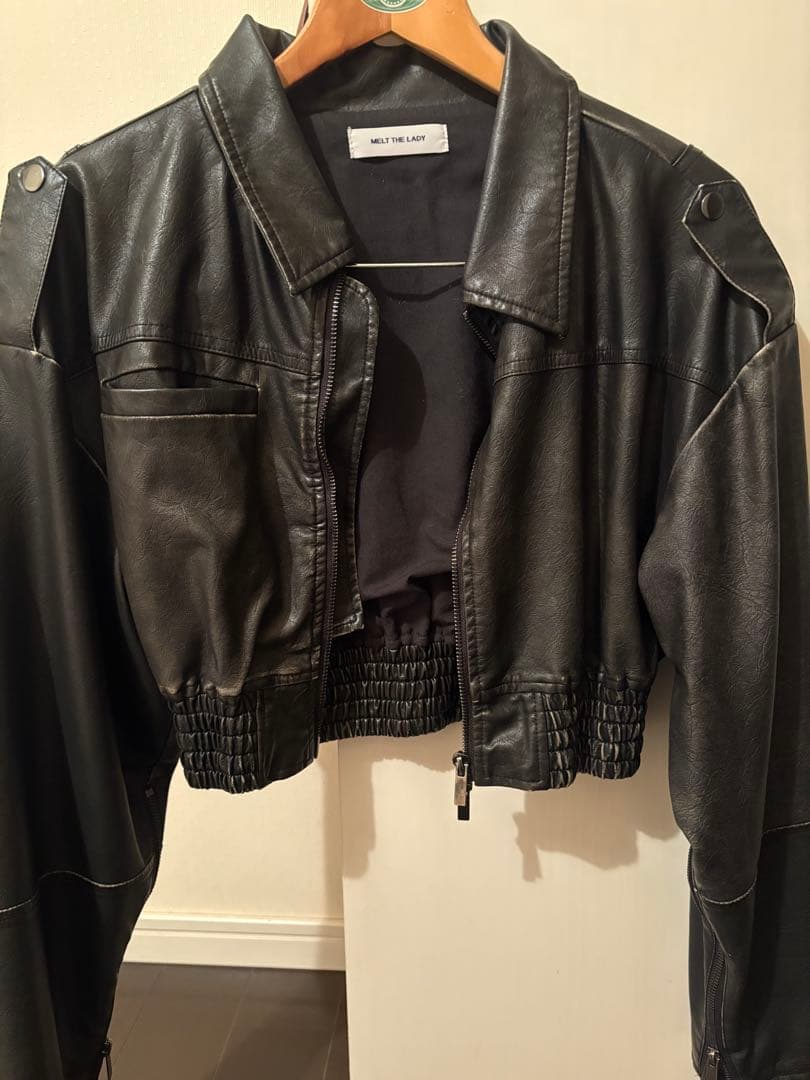melt the lady fake leather jacket - メルカリ