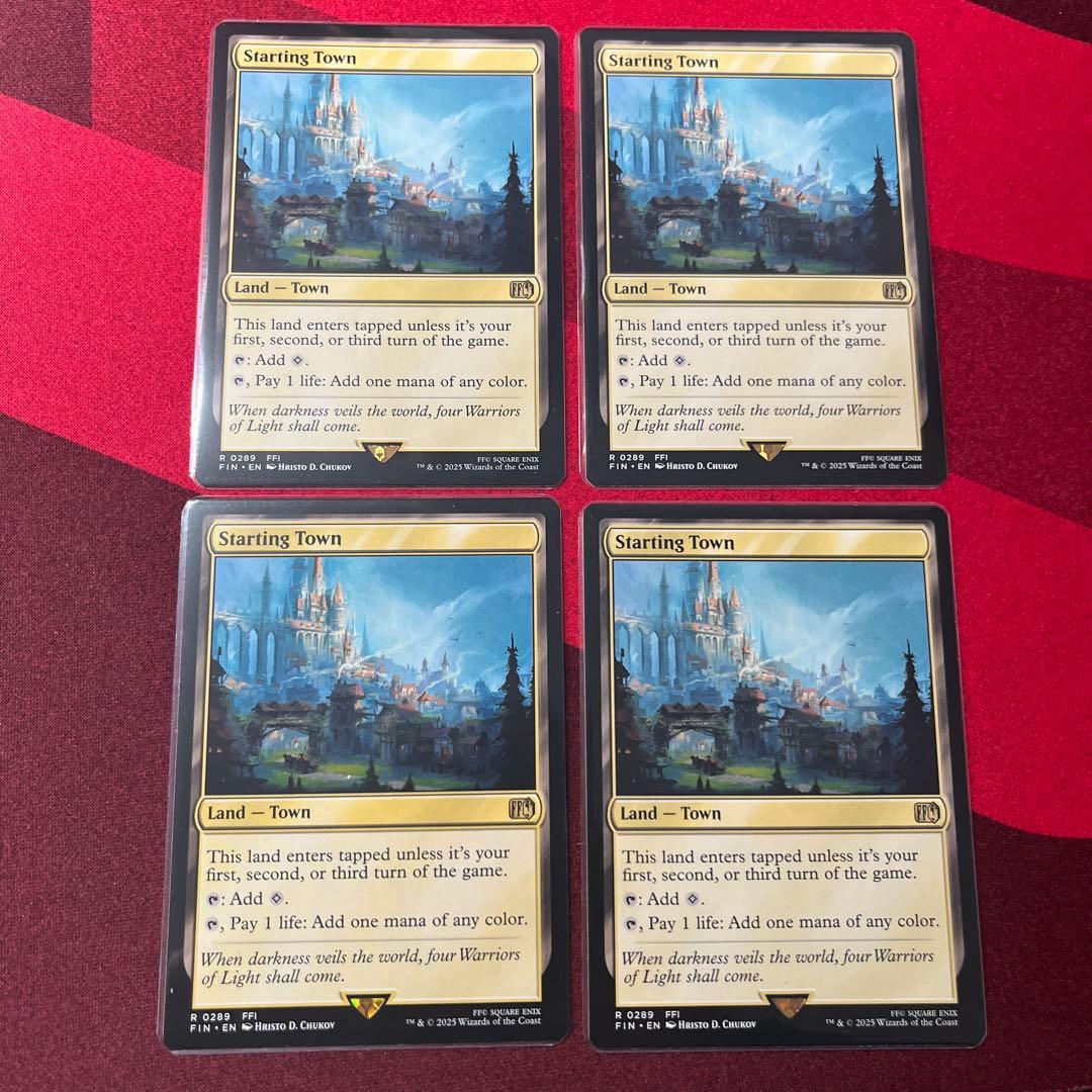 き*ん様 MTG 始まりの町/Starting Town 4枚セット　英語 Starting Town - FINAL FANTASY - Magic: The Gathering - TCGplayer.com