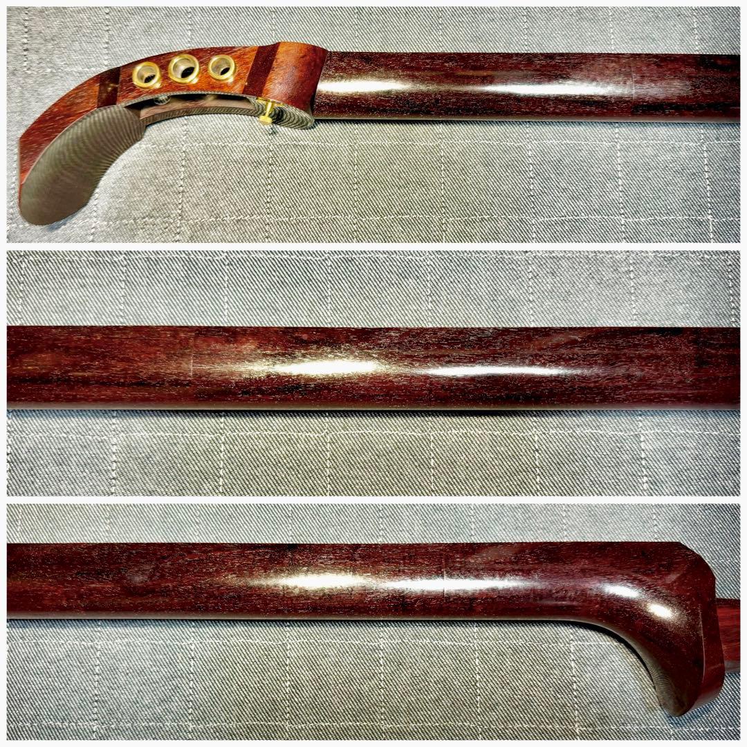 【極上玉杢】最高級 津軽三味線 金細 子持綾杉胴 超美品 トチ巻太棹 瘤杢 縮杢