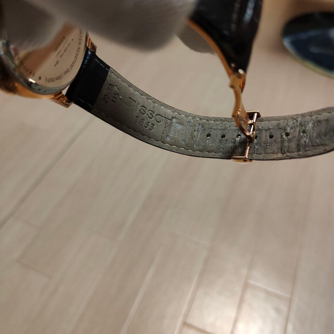 TISSOT 1853 腕時計 ホワイト/ゴールド T063610A - メルカリ