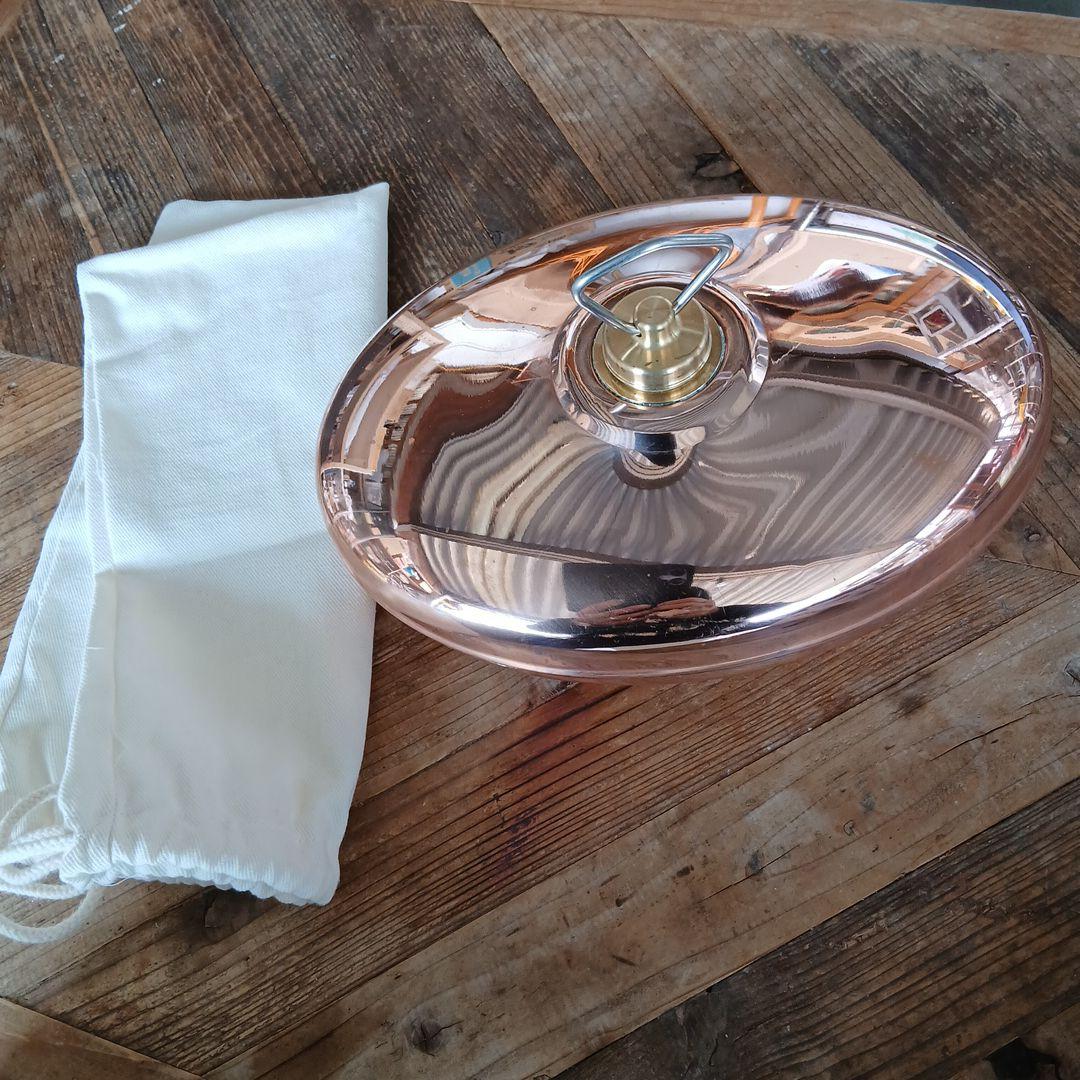 ドイツ製銅製楕円形湯タンポ袋付き 楽天市場】湯たんぽ 銅 袋セット 日本製 2.6L じょうご パッキン付