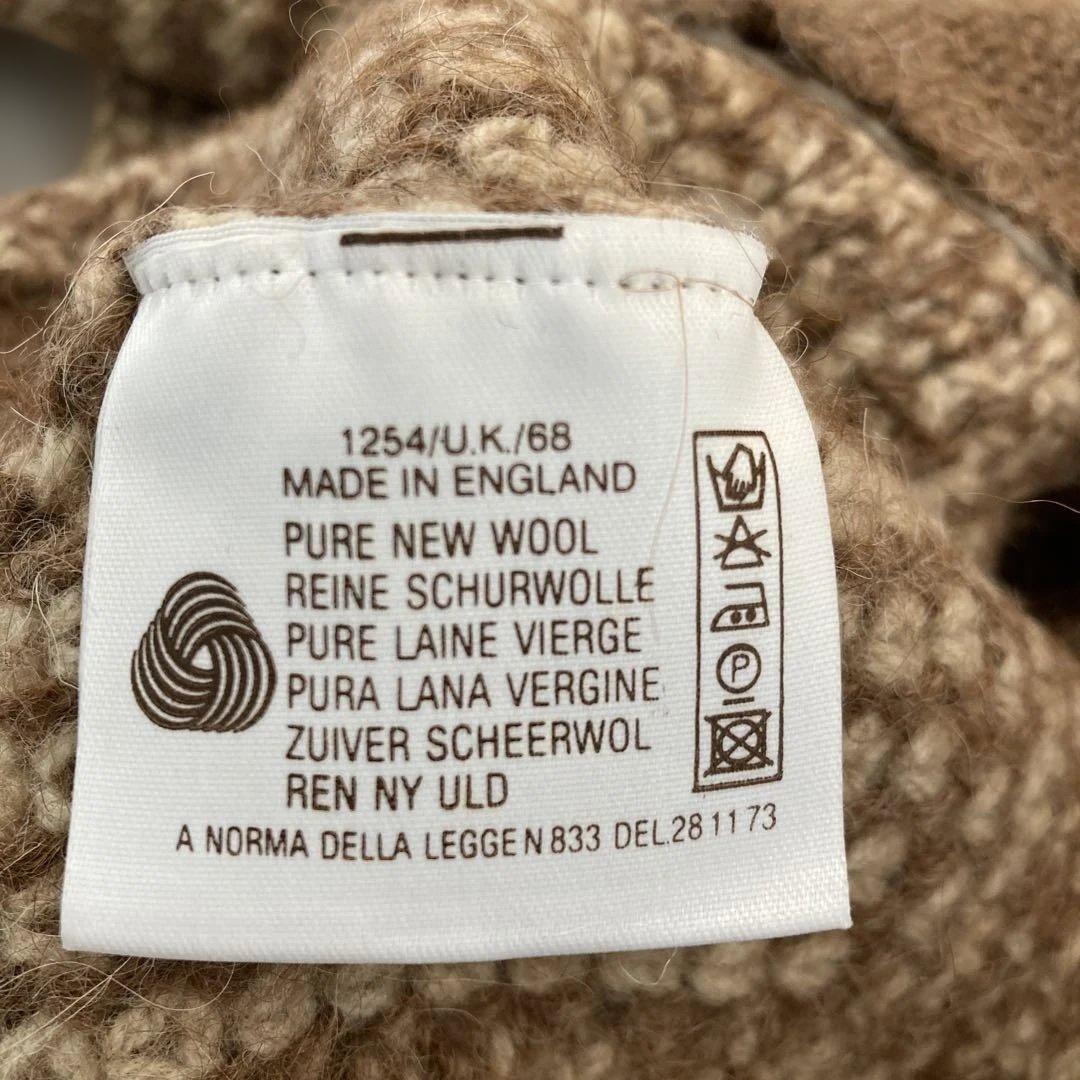 Alan Paine アランペイン総柄ニット イングランド製 セーター アルパカ