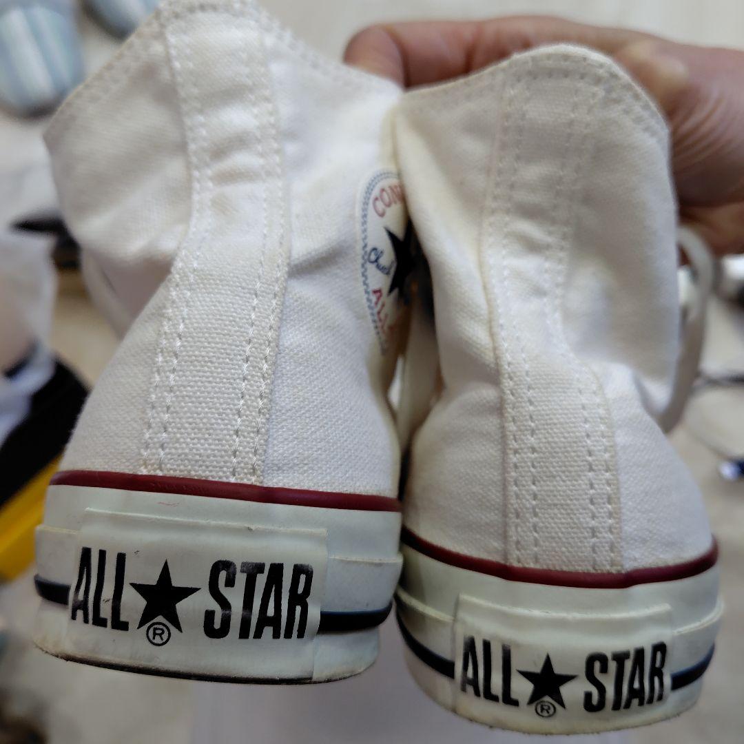 定番 CONVERSE ALL STAR 25.5 生成り ベージュ - メルカリ