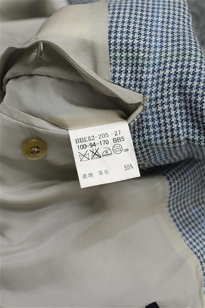 O353/BURBERRY LONDON ツイードジャケット リネン混 シルク混 - メルカリ