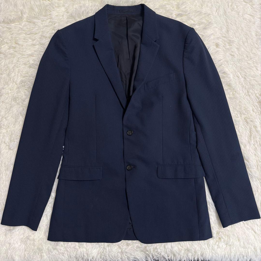 セオリー Theory テーラードジャケット シアサッカー 2ボタン Lサイズ