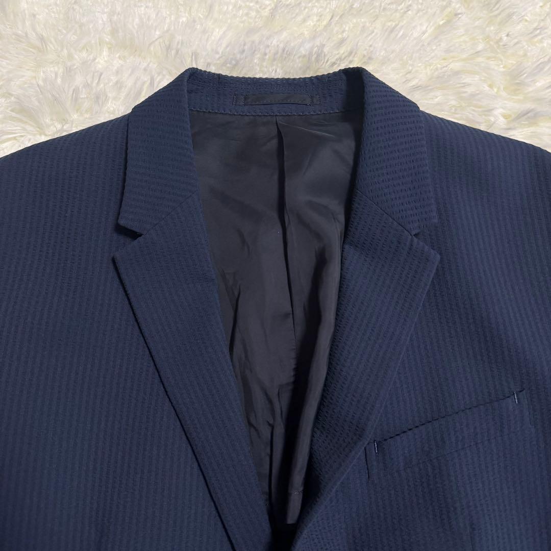 セオリー Theory テーラードジャケット シアサッカー 2ボタン Lサイズ