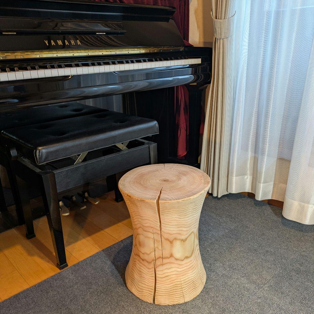 outdoorman様専用 檜④ 丸太 椅子 スツール テーブル 高さ約40㎝