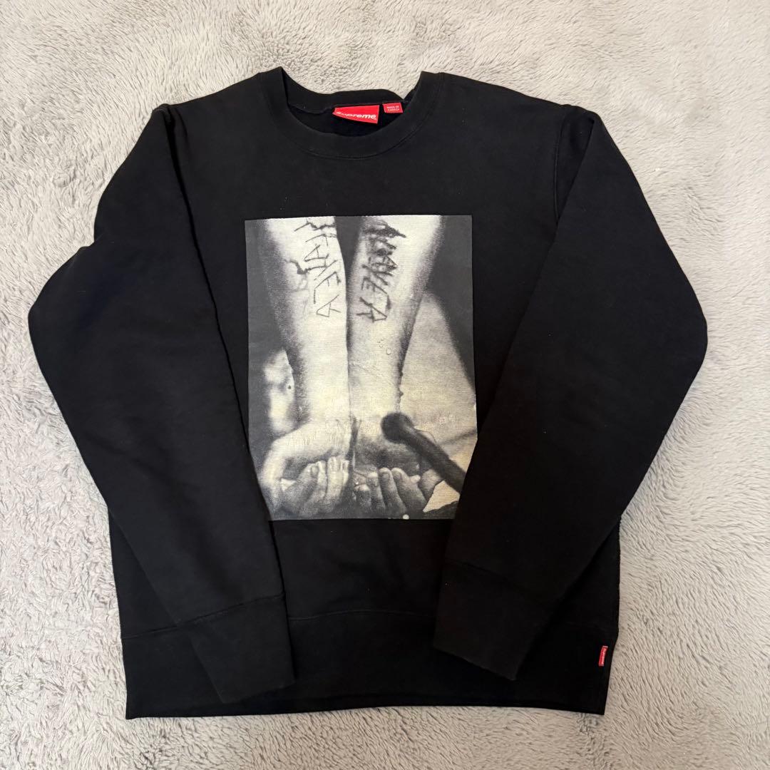 【完売品】 Supreme × SLAYER トレーナー スウェット ブラック Supreme × Slayer シュプリーム × スレイヤー スウェット メタルバンド