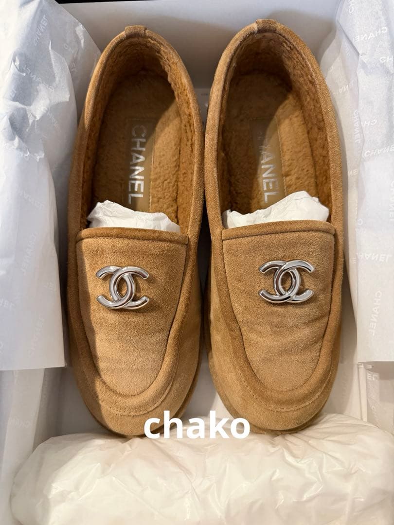 美品◼️CHANEL◼️モカシンローファー37 24K◇リラックスした履き心地◇CHANEL モカシン (CHANEL/ローファー