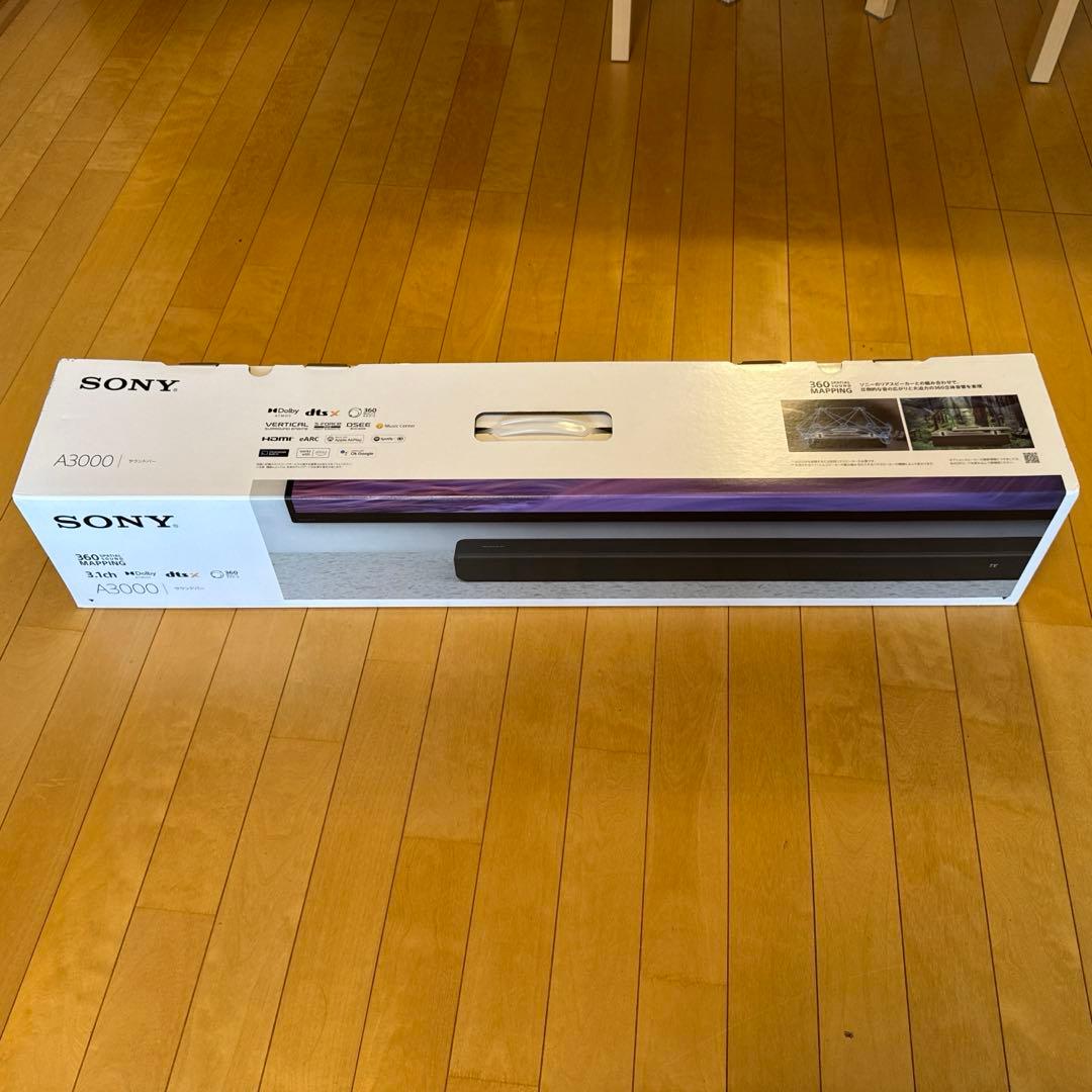 【新品・未開封】SONY HT-A3000 サウンドバー サウンドバー HT-A3000 [DolbyAtmos対応 /3.1ch /Wi-Fi対応 /Bluetooth