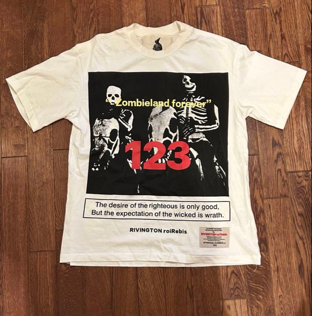 RRR 123 Tシャツ 白 ホワイト コムドット やまと着用 - メルカリ