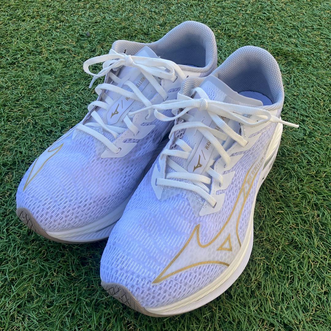 ミズノ ウエーブリベリオンフラッシュ2 WIDEランニングシューズ 25.0cm