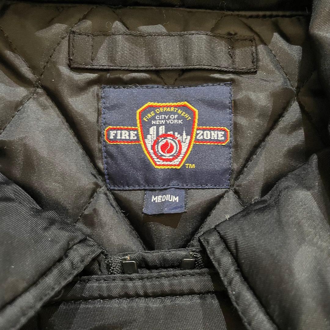 FIRE ZONE FDNYファイヤーマンコート M ニューヨーク市消防局 - メルカリ
