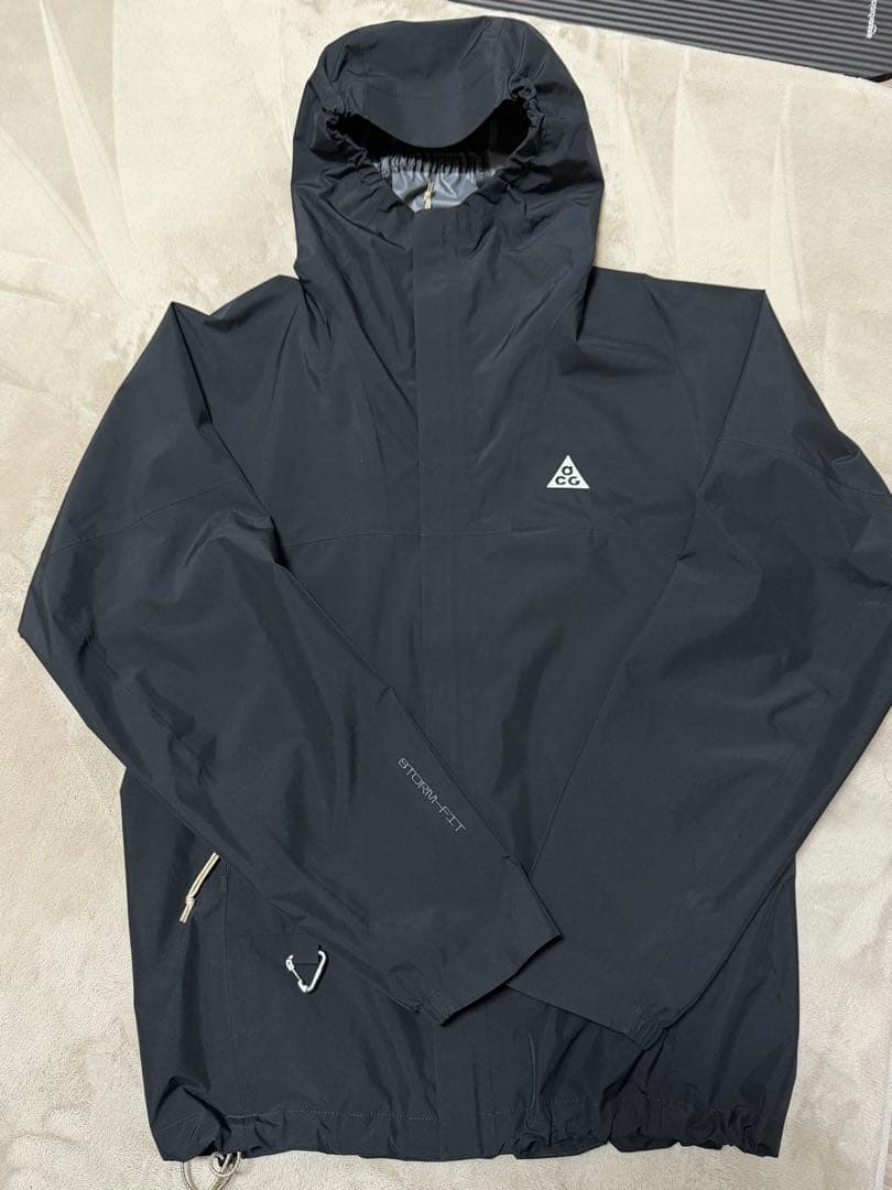Nike ACG STORM-FIT マウンテンパーカー S 黒 Nike ACG Storm-Fit 'Skull Peak' Black Full Zip Jacket, Size Large