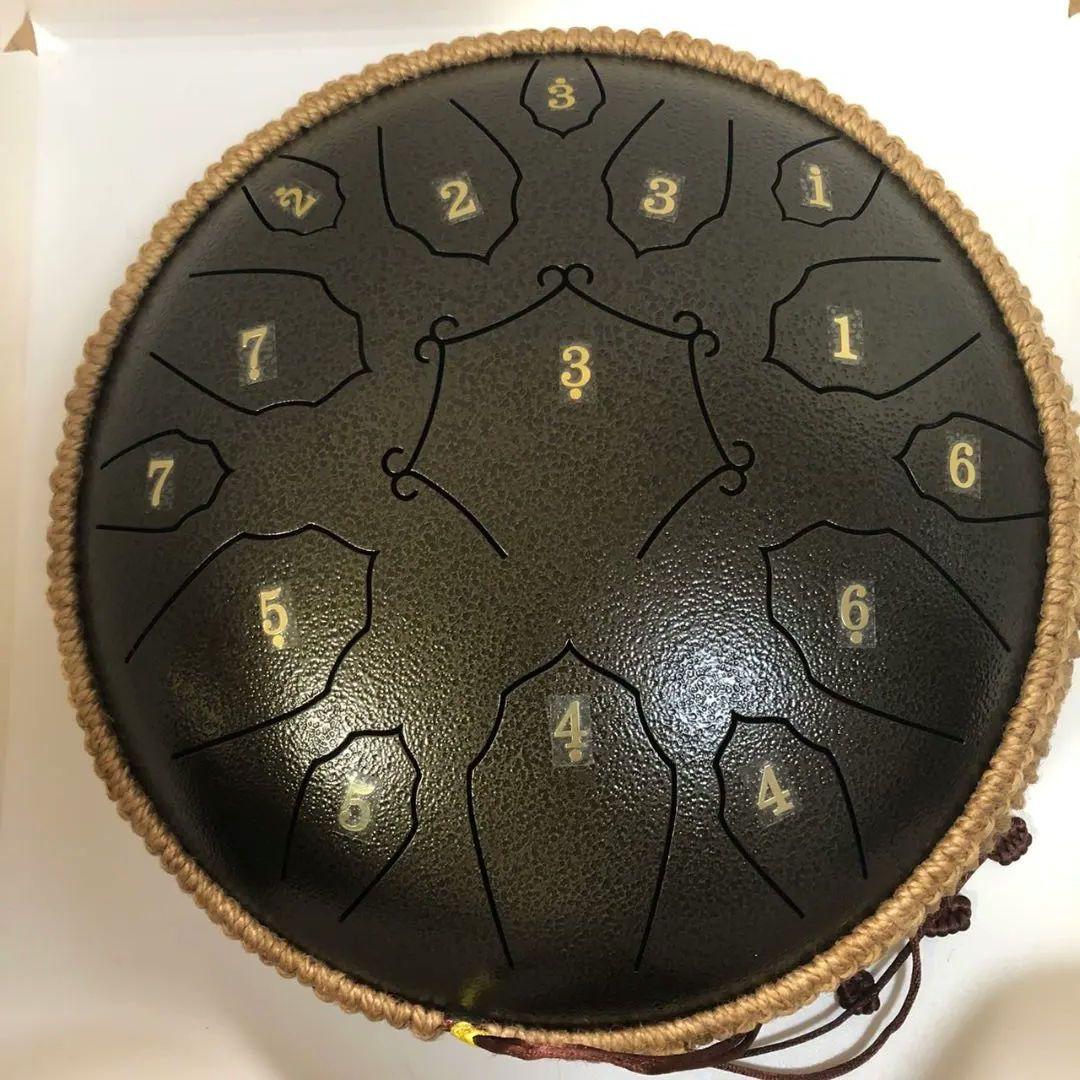 スチールタングドラム 31cm 15音 アンティークブロンズ Dキー - メルカリ