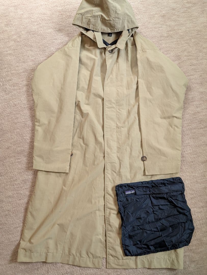 パタゴニア シティレインコート 90s USA製 希少Sサイズ 美品 保存袋付