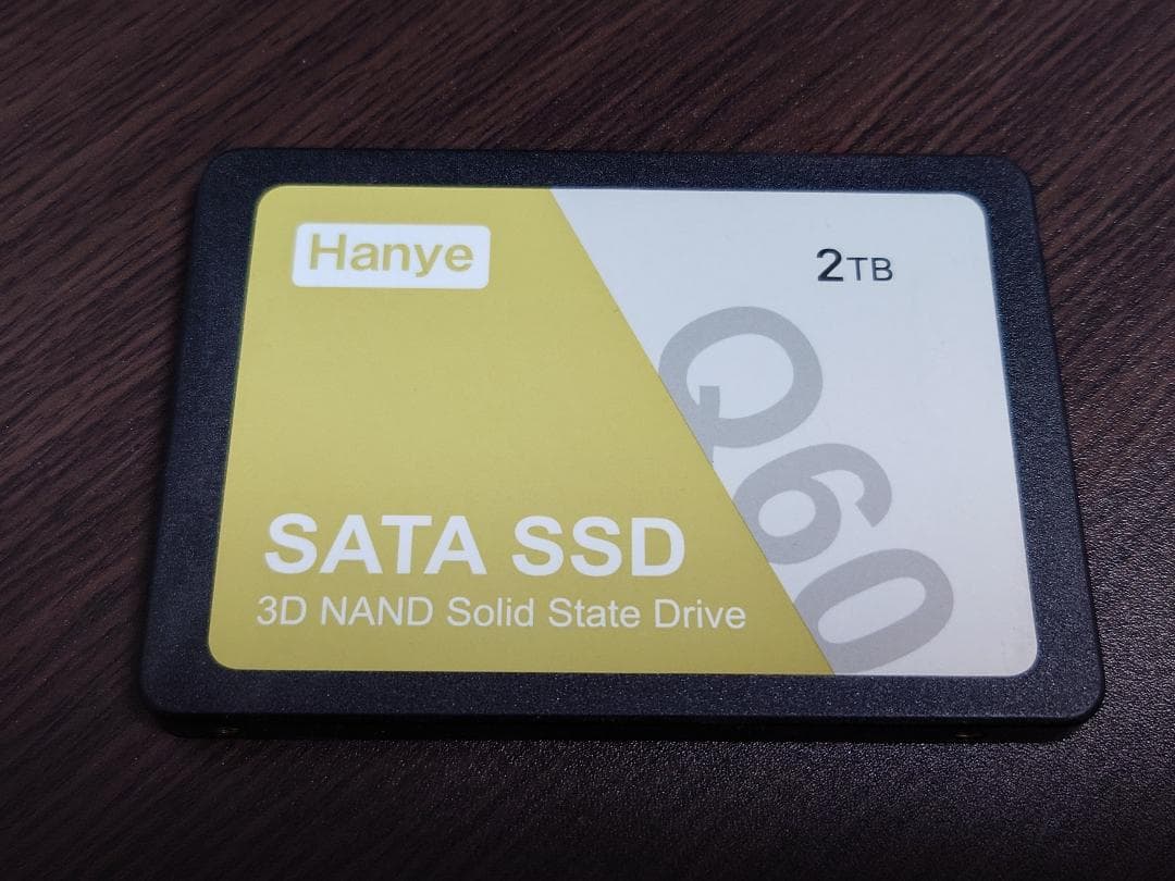 Hanye Q60-2TST3 2.5インチ SATA SSD 2TB 内蔵 Hanye Hanye SSD 1TB 内蔵型 2.5インチ 7mm 3D NAND採用 SATAIII 6Gb/s