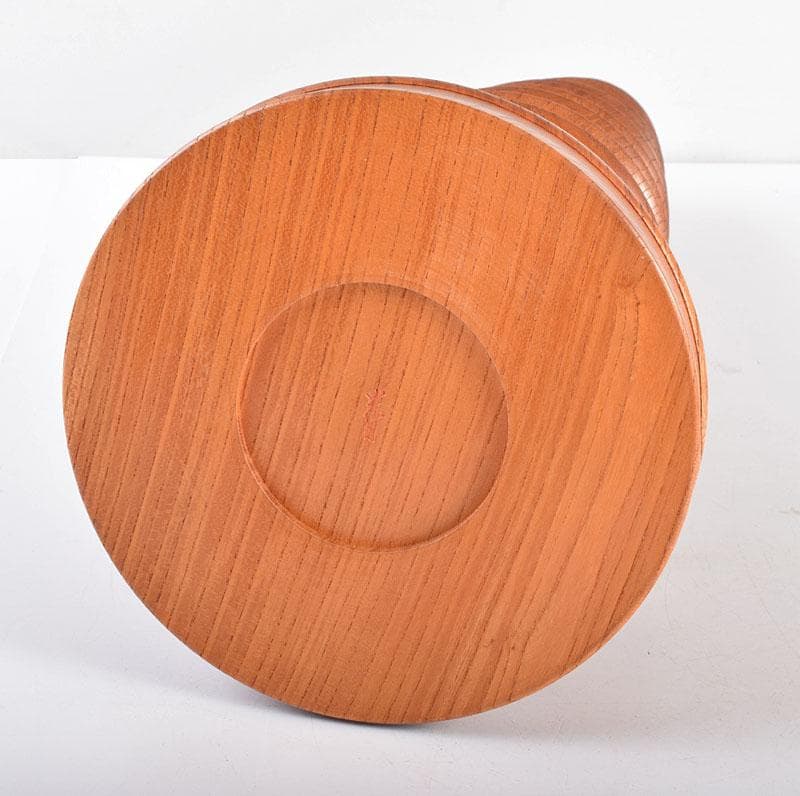 浮月挽物名工 田中光月作 塔 高さ約53.5cm ガラスケース V R4231B