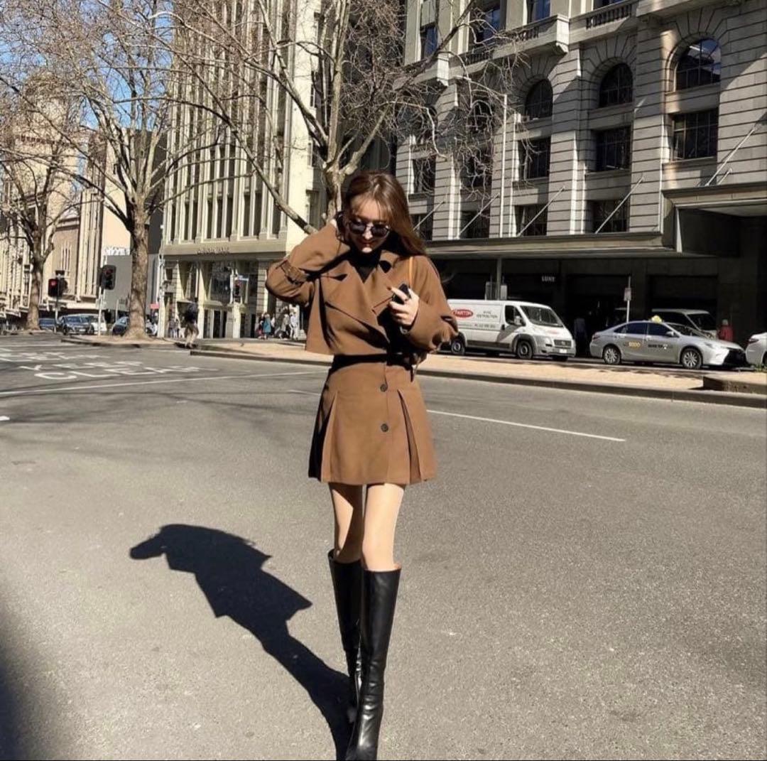 Mavimoon thetoe マビムーン セットアップ トレンチ - メルカリ