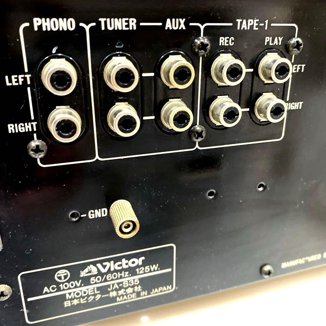 ②Victor プリメインアンプJA-S35 ビクター パワーメーターLED - メルカリ