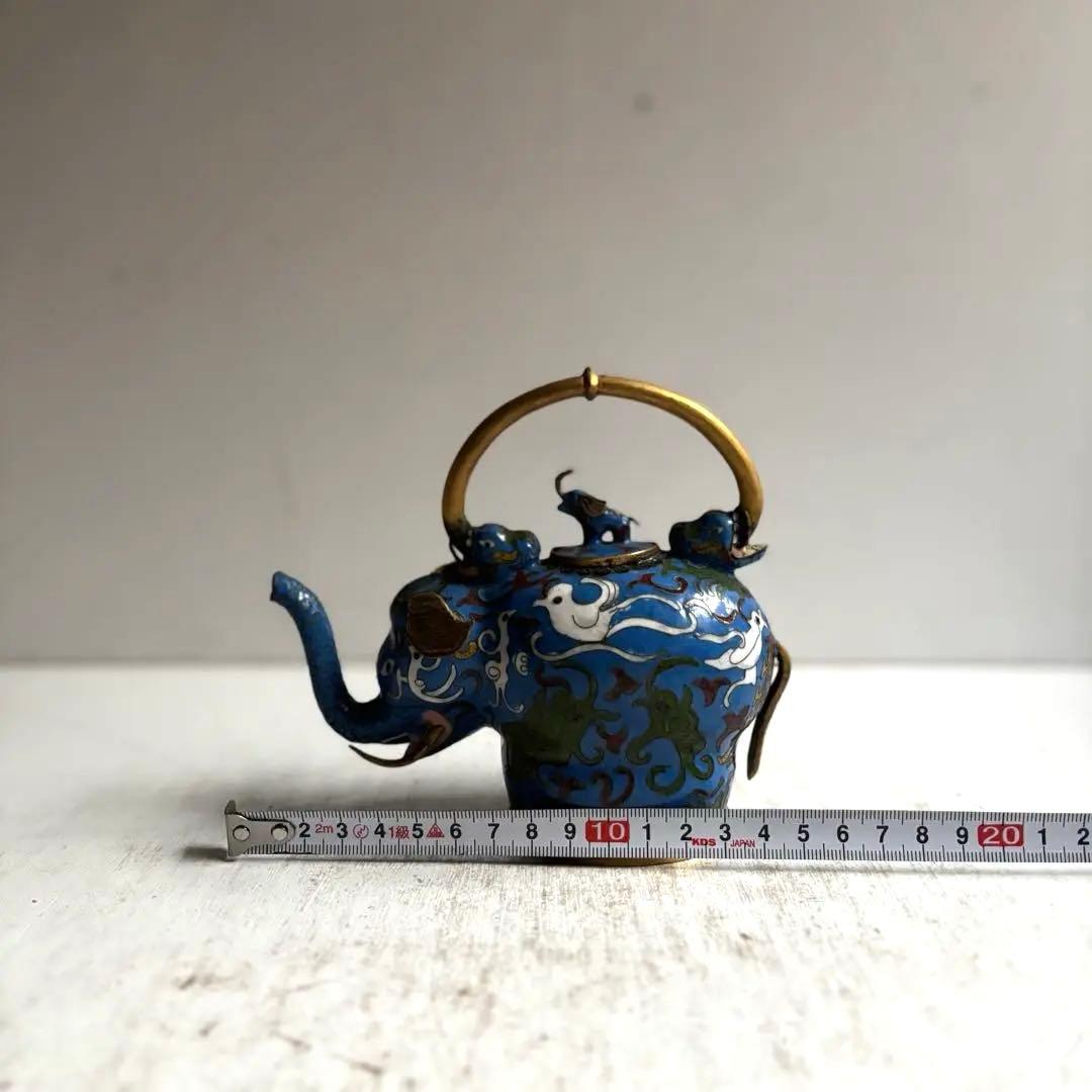 854 コレクション ヴィンテージ 七宝焼 ミニチュア 象のティーセット