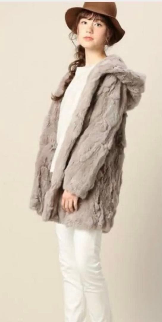 BEAUTY&YOUTH ユナイテッドアローズラビット リアルファーコート M