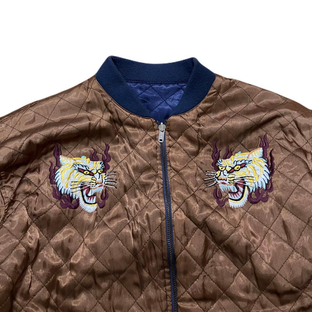 80s金タグ CREAM SODA クリームソーダ リバーシブル スカジャン - メルカリ