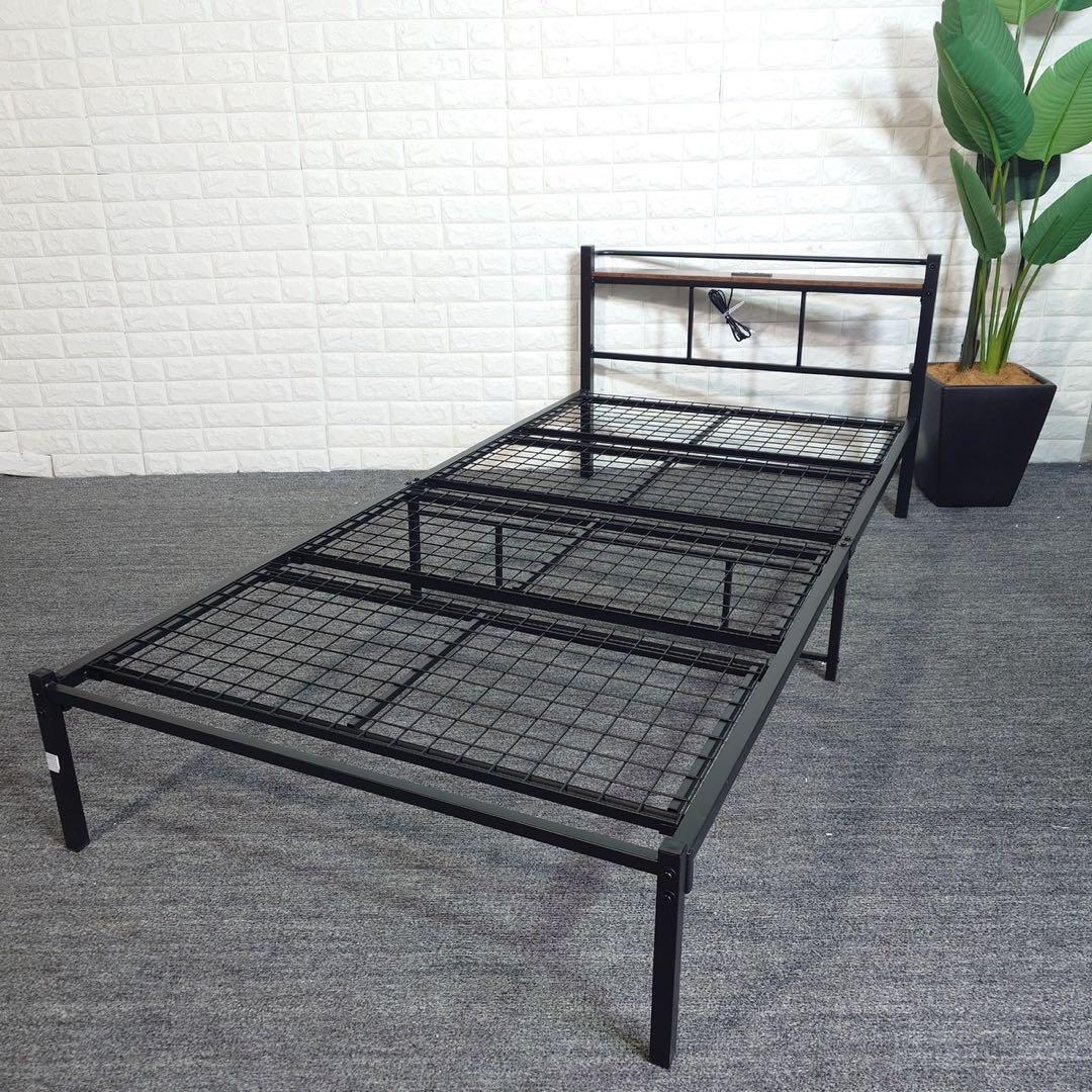 ニトリ ベッドフレーム バジーナ シングルサイズ パイプベッド F008