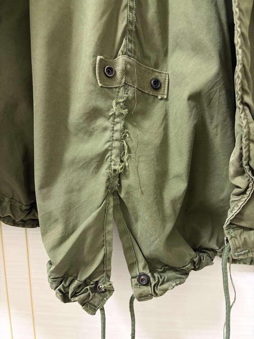 60s初期実物M-65 MAXジップ希少シェルM-R