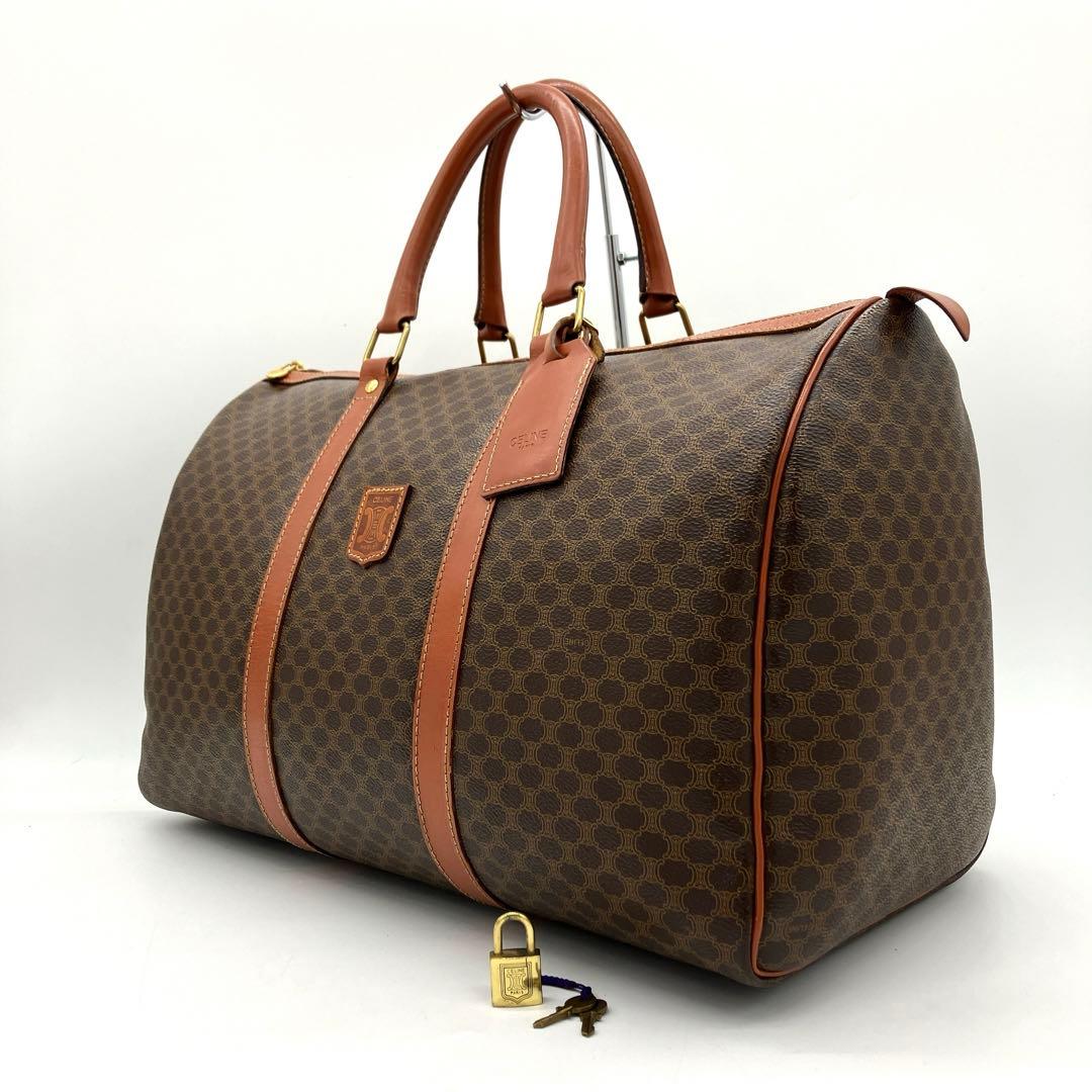 CELINE】45cm ボストンバッグ 旅行鞄 マカダム柄 PVC | 激安通販のイー
