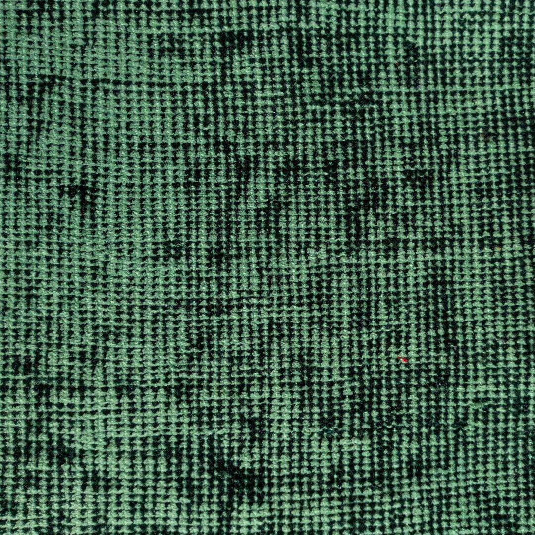 85×197 グリーンワンカラーオーバーダイ トルコヴィンテージラグ