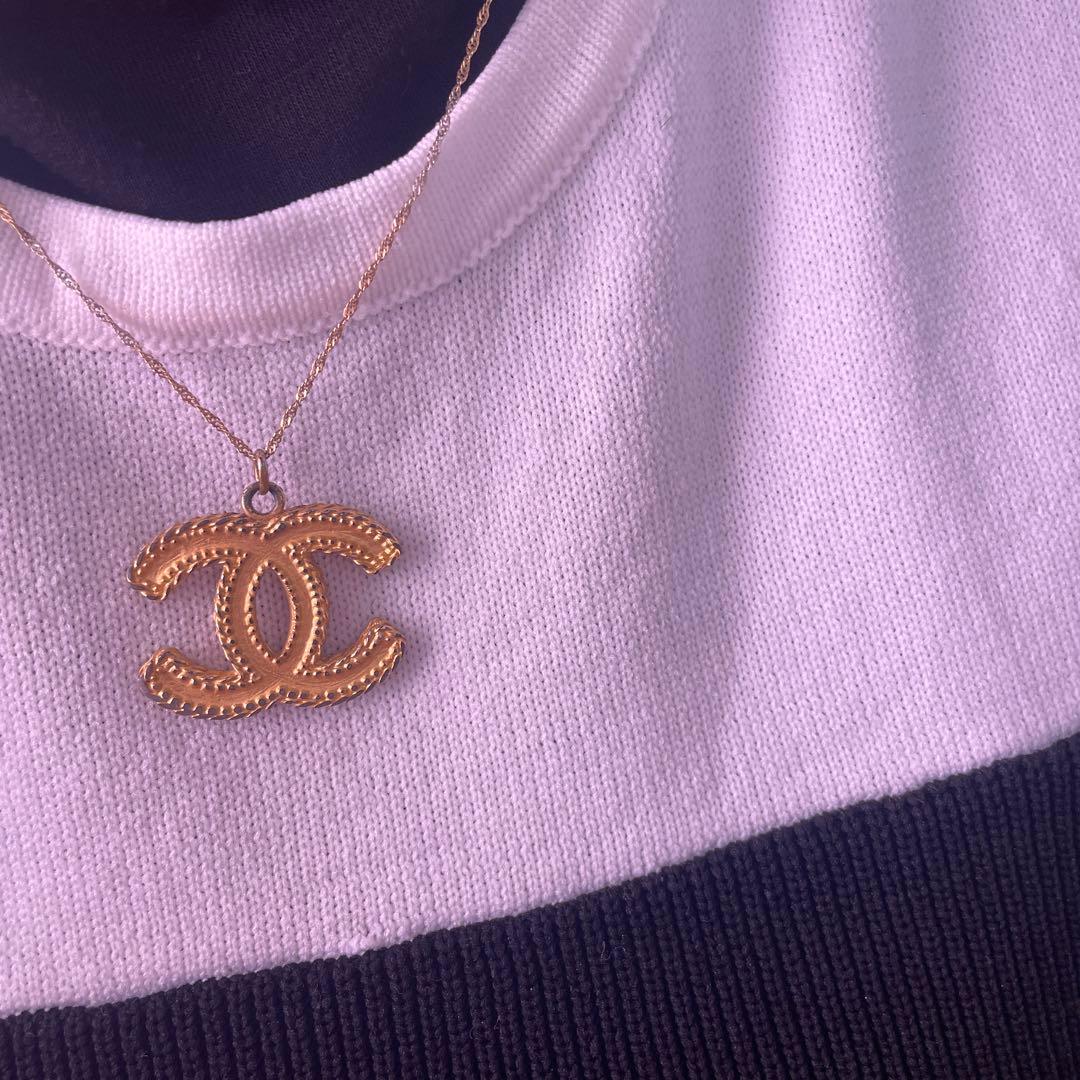 CHANEL ダブルCロゴ ネックレス - メルカリ