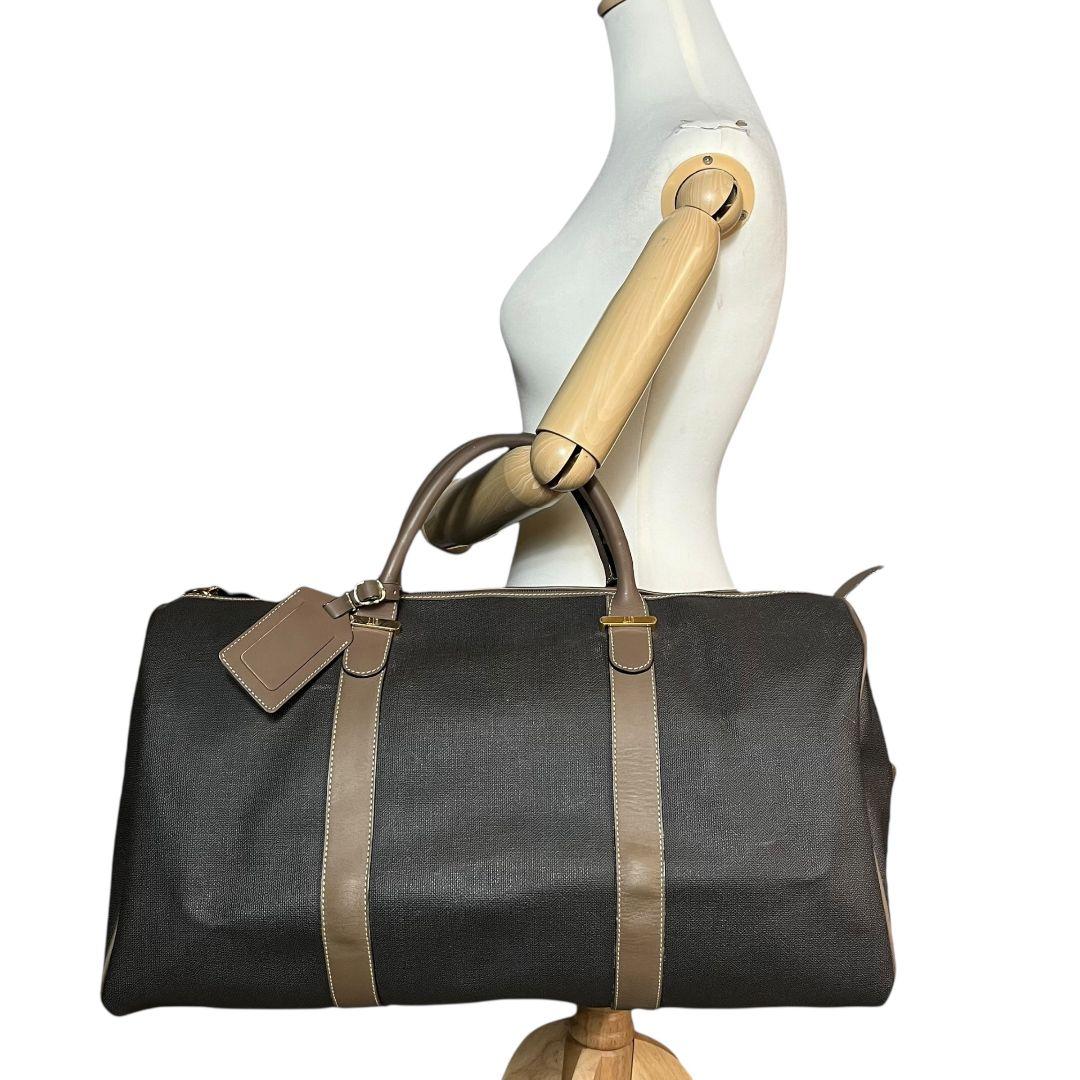 美品✨ダンヒル 大容量 ボストンバッグ 旅行バッグ PVC レザー 腕掛