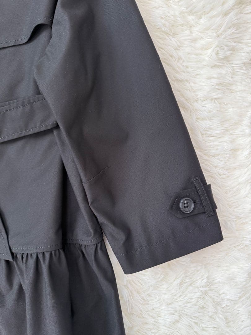 プチバトー 美品 red valentino トレンチコート ベルト付き 裾フリル