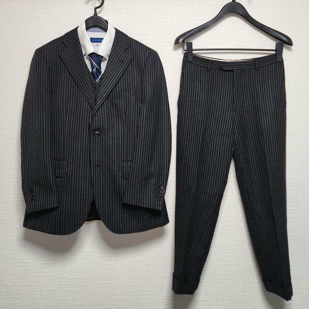スーツカンパニー メンズスーツ セットアップ スリーピース ブラック
