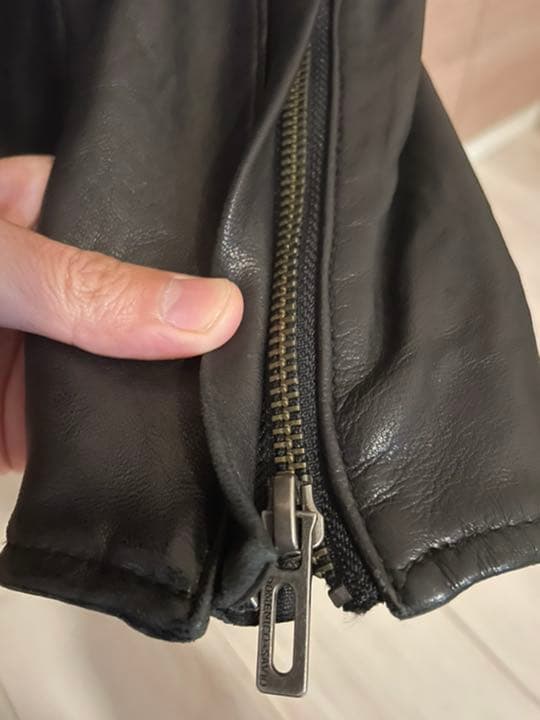 DOMENICO+SAVIO 亀梨着用 44 レザージャケット フーディー - メルカリ