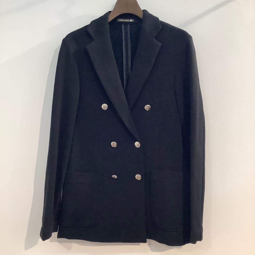 ✨美品✨AUXCA.TRUNK ソフトリュクスカシミヤダブルジャケット　ブラック TM-4850/Softlux Cashmere-Double Jacket – AUXCA. DESIGN ONLINE STORE
