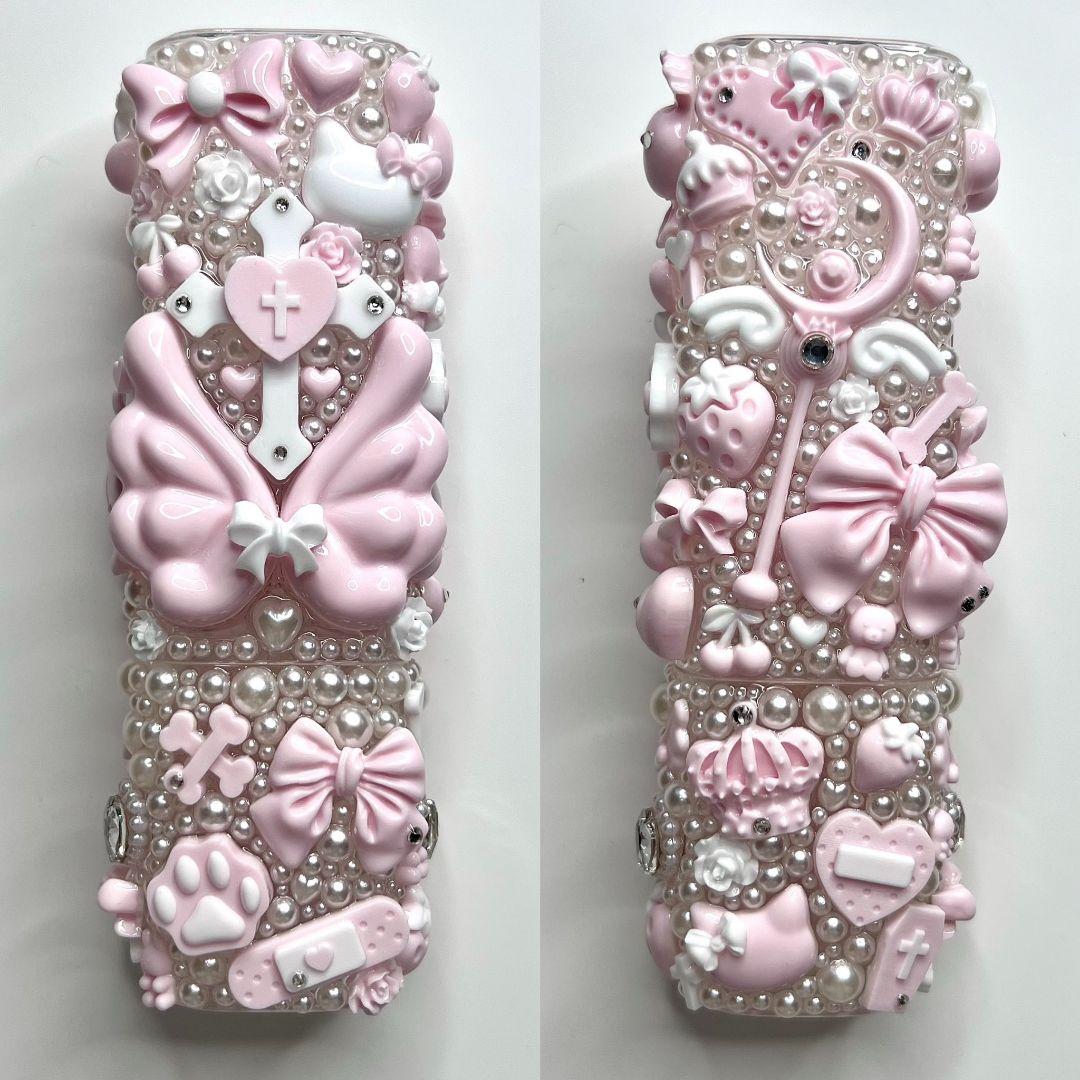 iQOS イルマワン デコケース 地雷系 量産型 姫ギャル ピンク iQOSデコケース イルマワン 量産型 平成女児 ピンク 姫ギャル 地雷