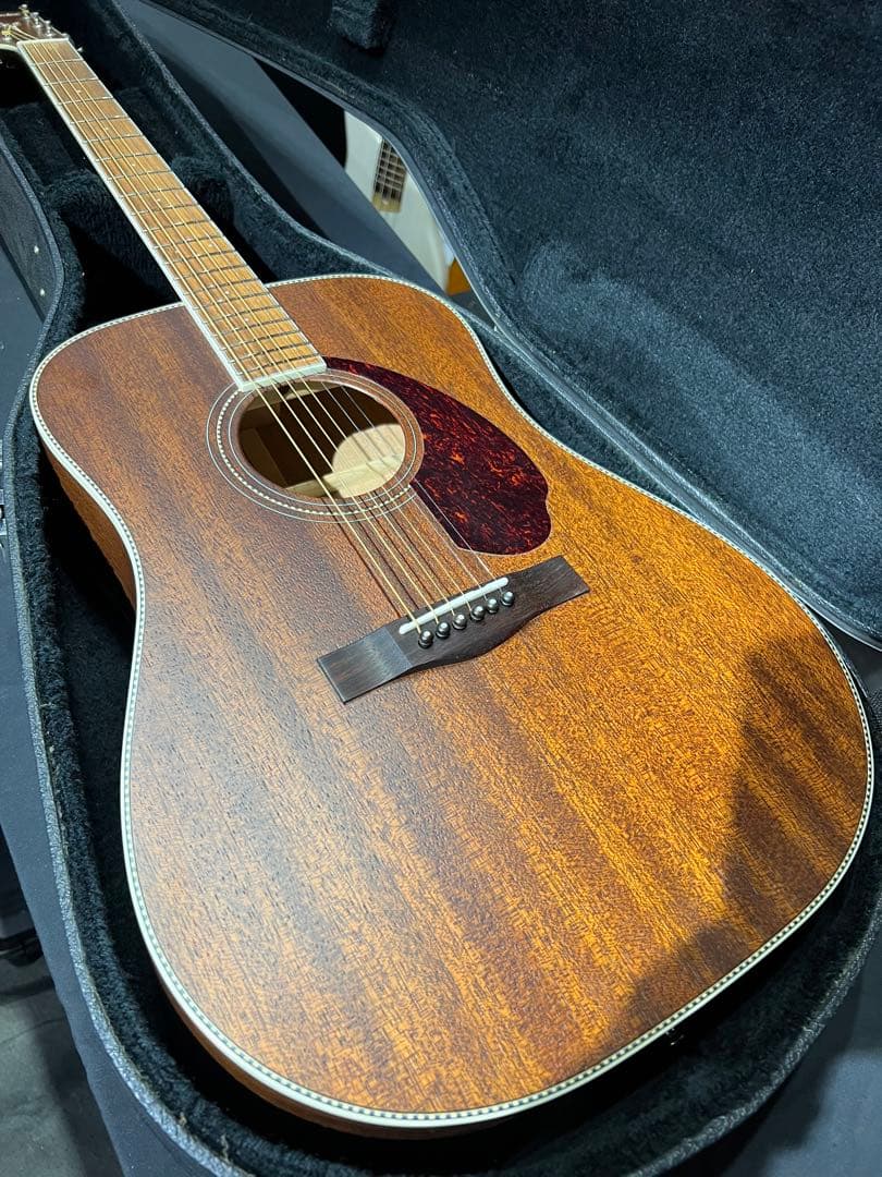 Fender PM-1 パラマウントシリーズ　オールマホガニー単板　ハードケース Fender PM-1 Standard Dreadnought All-Mahogany NE 税込販売価格