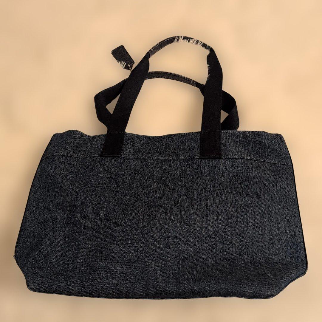 桃太郎様専用】COACH コーチ トートバッグ デカロゴ デニム インディゴ