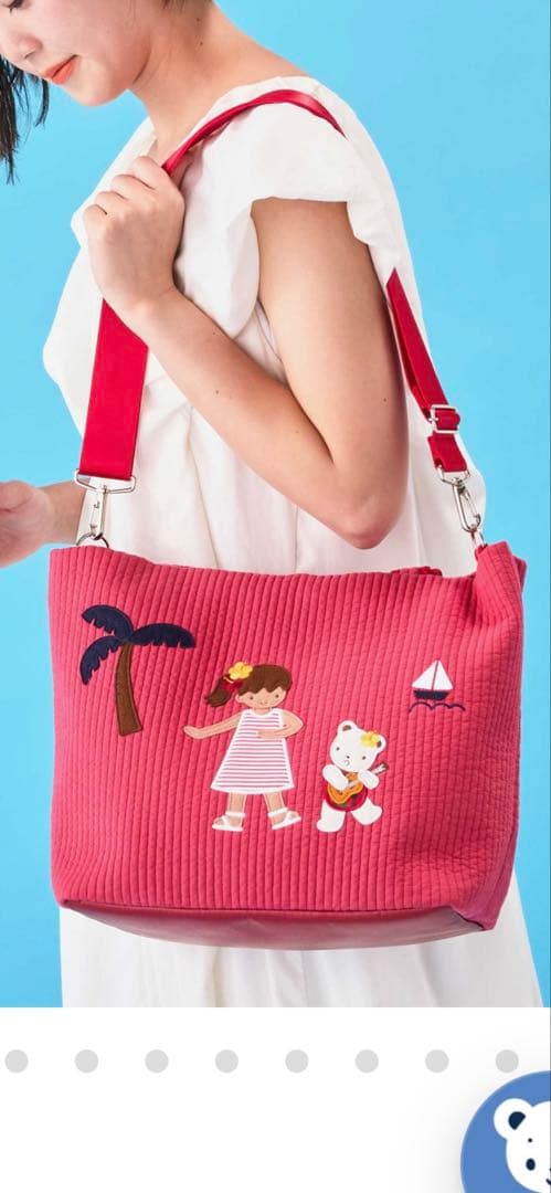 ファミリア ピオヌンナル バッグ ハワイ レッドRD - メルカリ