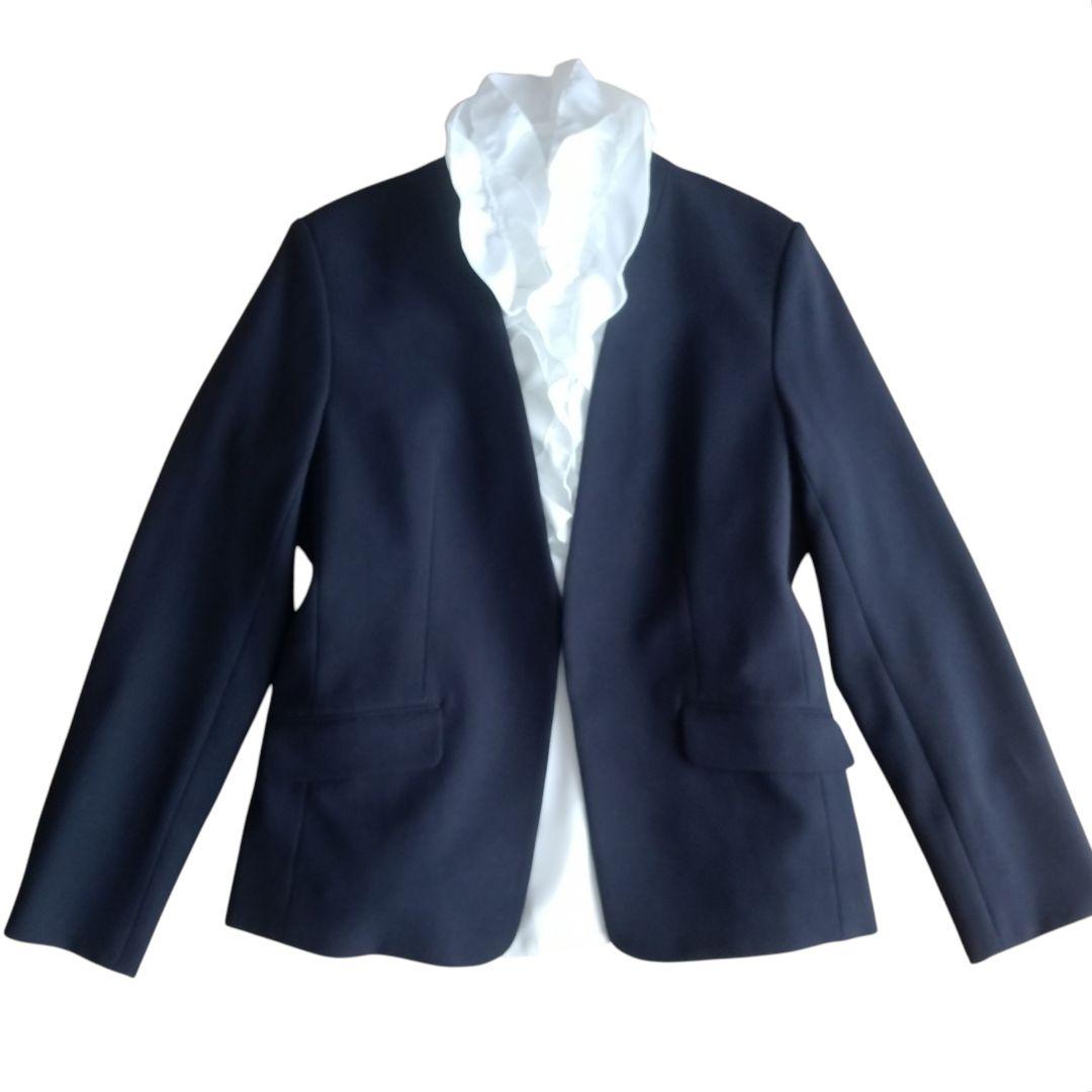 PLST プラステ ウォームリザーブ セットアップ パンツスーツ ネイビー