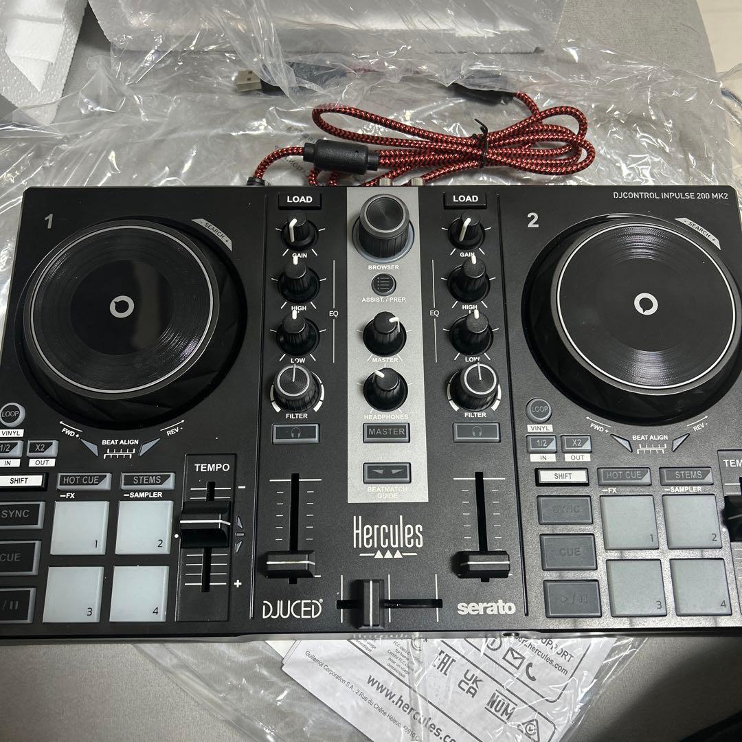 Hercules DJ Control 200 DJコントローラー Amazon.com: Hercules DJControl Inpulse 200 MK2 — Ideal DJ