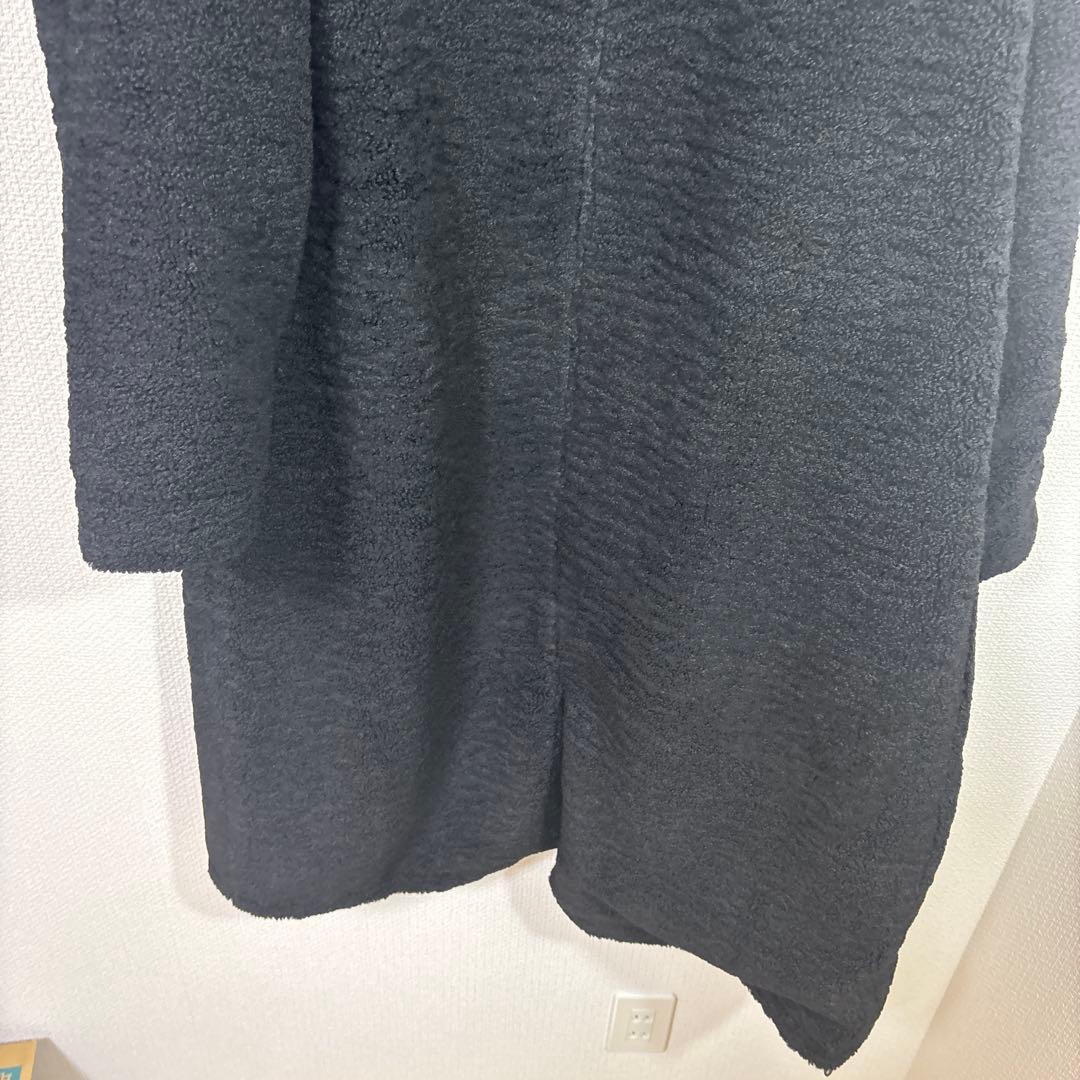 LASUD ファーボアコート ブラック 未使用品 サイズ9号 定価34000円