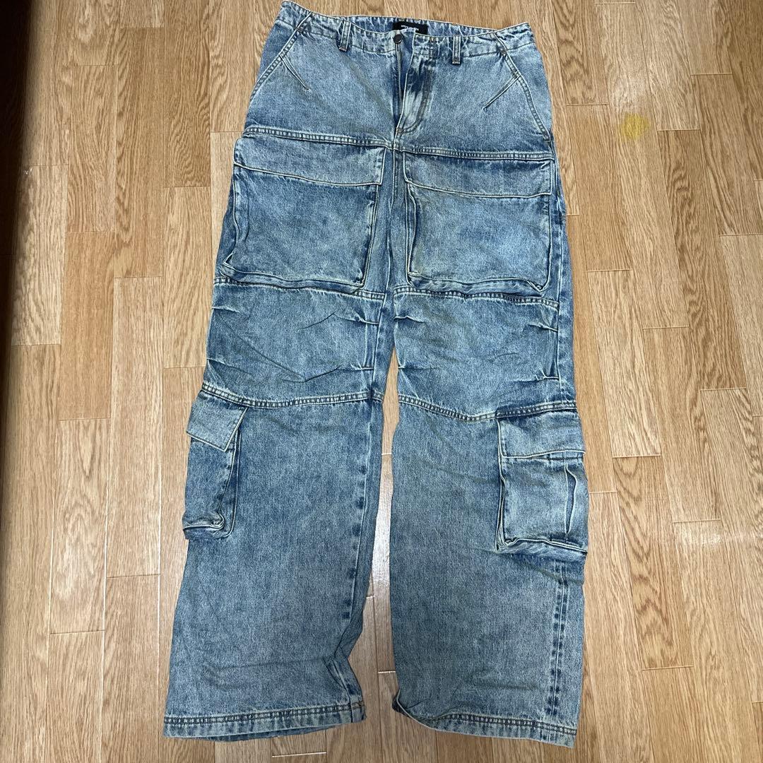 Entire Studios エンタイアスタジオ デニムカーゴパンツ entire studios - エンタイアスタジオ】DEM JEANS / SURFACE WAVE