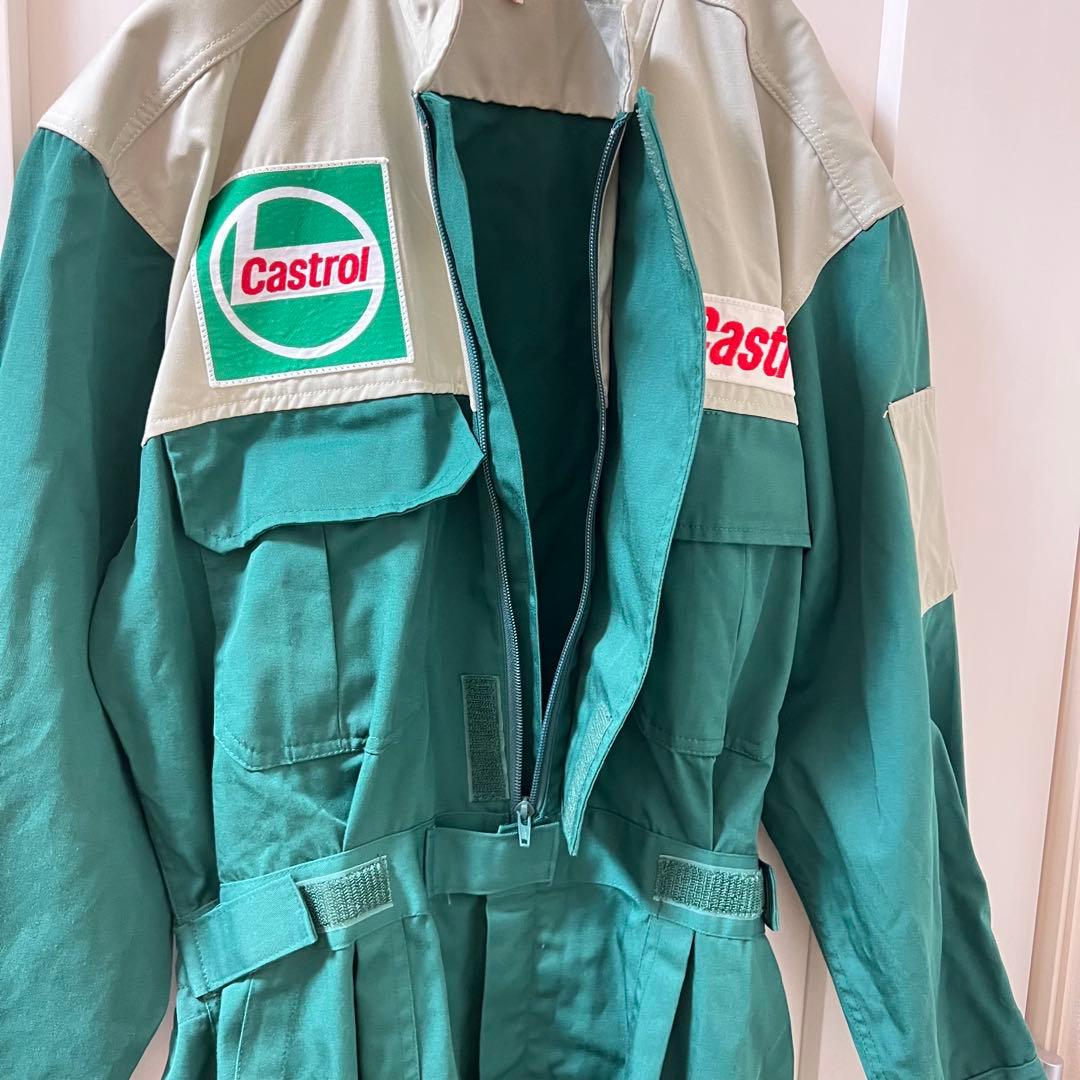 カストロール】ツナギ 作業服 レーシング ピットスーツ 日本製 Lサイズ